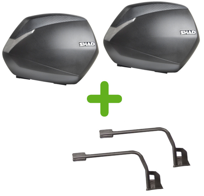 Pack Valises Latérales Shad + Support 3P pour BMW F 900 XR (20-22)