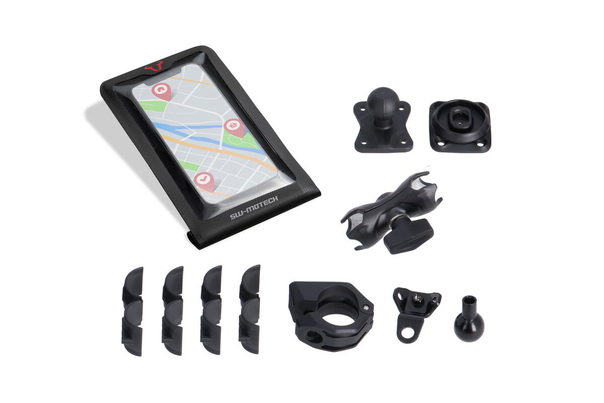 Kit support universel SW-Motech avec Smartphone Drybag GPS.00.308.35500