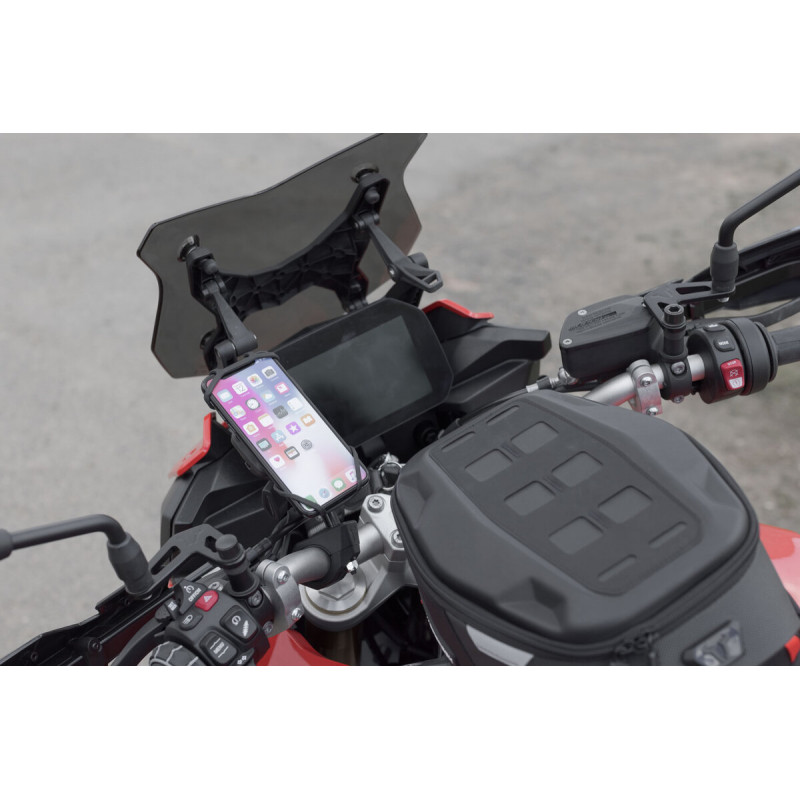 Kit support universel SW-Motech T-Lock petit smartphone