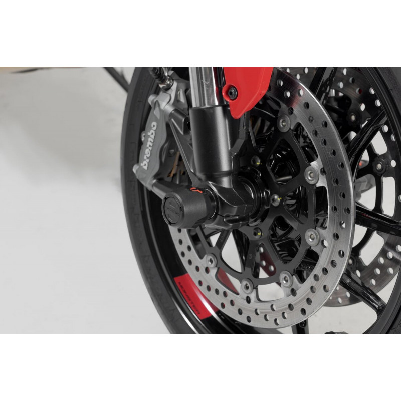 Protection de fourche SW-Motech pour Ducati Multistrada V4 (20-24) STP.22.176.10600/B Protection de fourche SW-Motech pour Ducati Multistrada V4 (20-24) STP.22.176.10600/B