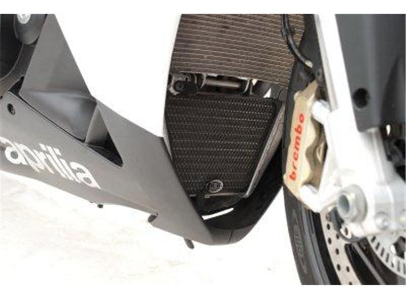 Protection de Radiateur d'Huile Alu R&G pour Aprilia 1000 RSV4-R & Factory (09-14) - OCG0012BK