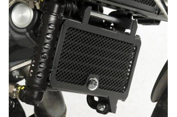 Protection de Radiateur d'Huile Alu R&G pour Aprilia 1200 Dorsoduro (11-16) - OCG0010BK Protection de Radiateur d'Huile Alu R&G pour Aprilia 1200 Dorsoduro (11-16) - OCG0010BK