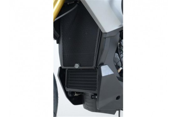 Protection de Radiateur Huile & Eau Alu R&G pour Aprilia Caponord 1200 (13-18) - RAD0153BK Protection de Radiateur Huile & Eau Alu R&G pour Aprilia Caponord 1200 (13-18) - RAD0153BK