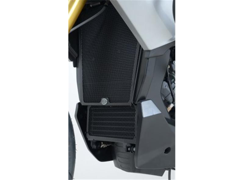 Protection de Radiateur Huile & Eau Alu R&G pour Aprilia Caponord 1200 (13-18) - RAD0153BK
