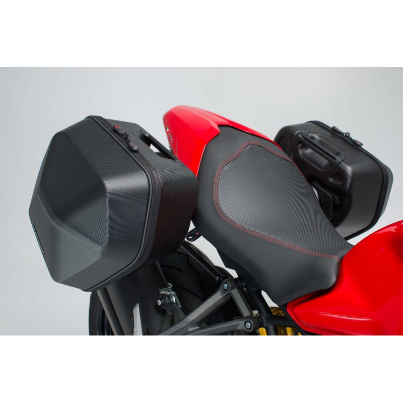 Pack Valises Latérales URBAN ABS et Supports SW-Motech pour Ducati Monster 1200 (16-22)