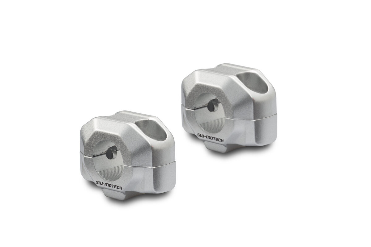 Rehausseur de guidon 15 - 50 mm SW-Motech pour guidon - 22 mm LEH.00.039.22001.15/B