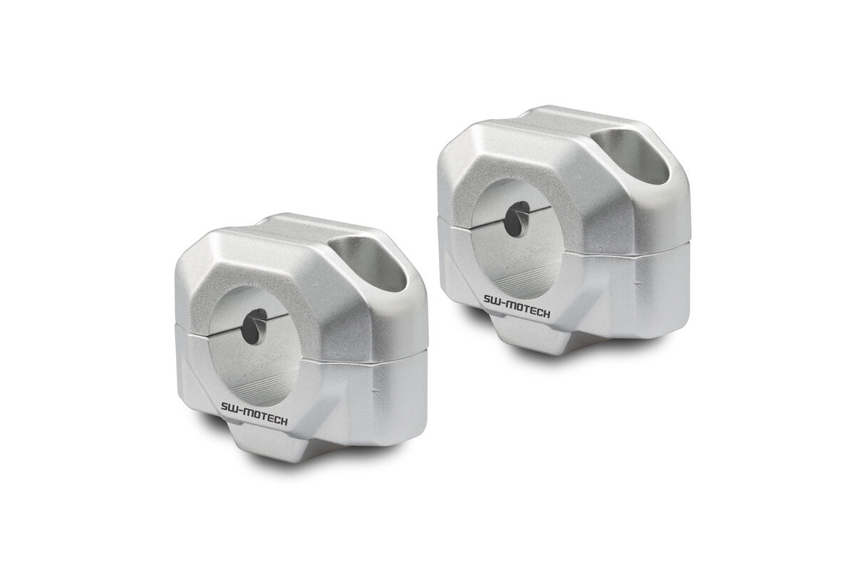 Rehausseur de guidon 20 - 30 mm SW-Motech pour guidon - 28 mm - Modèle Reconditionné LEH.00.039.24100.30/B