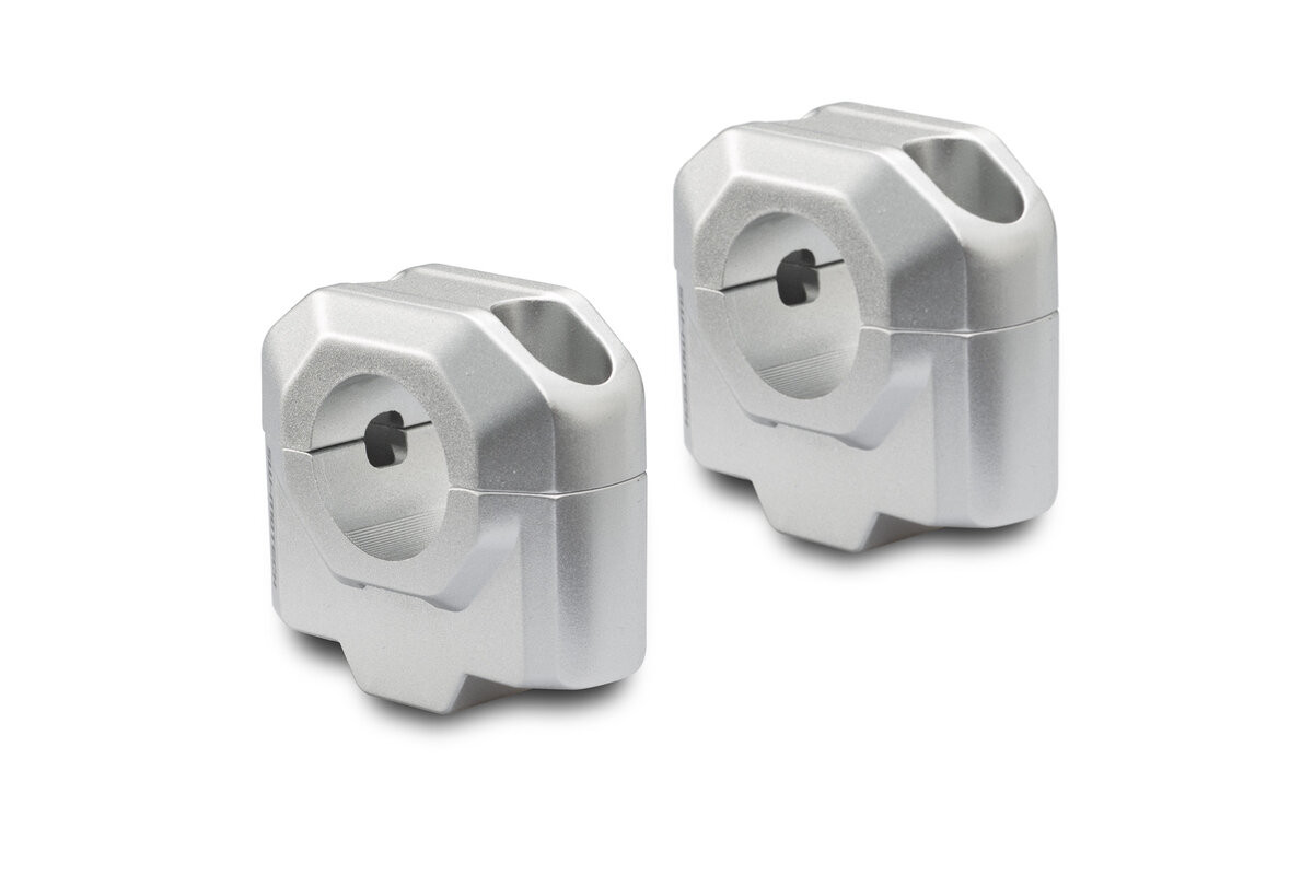 Rehausseur de guidon 20 - 30 mm SW-Motech pour guidon - 28 mm - Modèle Reconditionné LEH.00.039.24100.30/B