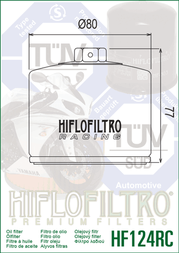 Filtre à Huile HF124RC pour Z 1000 H2 et SX (18-22)