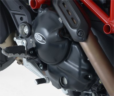 Couvre Carter d'Embrayage R&G pour Ducati 821 Hypermotard (13-14) - ECC0240BK