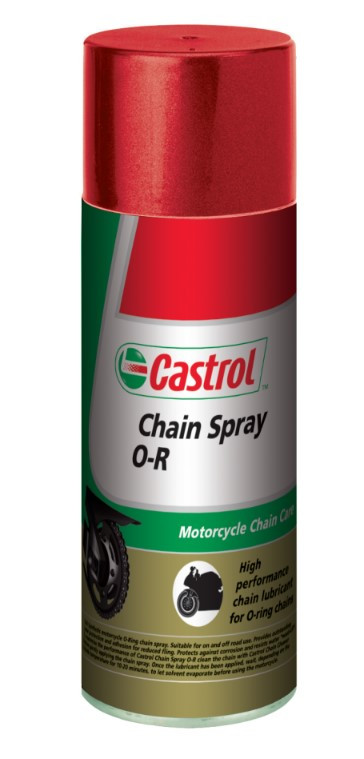 Graisse Chaîne OR Castrol Chain Spray moto - 400 ml