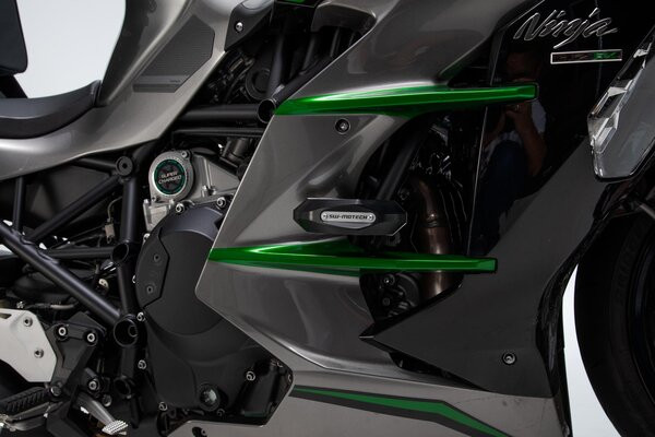 Kit Patins de Protection SW-Motech pour Kawasaki Ninja H2 SX (17-22) STP.08.590.11500/B