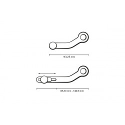 Sélecteur de Vitesse Réglable SW-Motech pour BMW R 1250 GS (18-24) FSC.07.781.10001