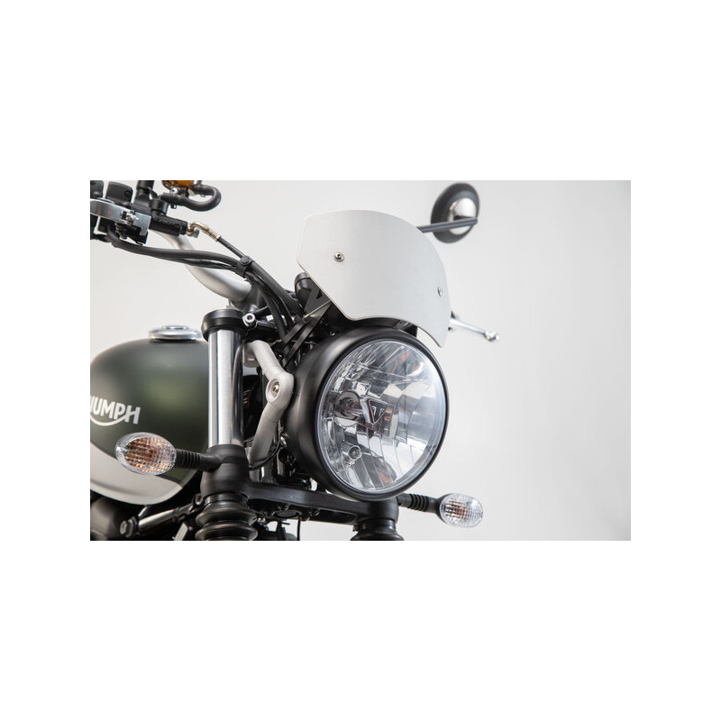 Pare-Brise Aluminium SW-Motech pour Triumph Street Scrambler (16-20) SCT.11.884.10001/S Pare-Brise Aluminium SW-Motech pour Triumph Street Scrambler (16-20) SCT.11.884.10001/S
