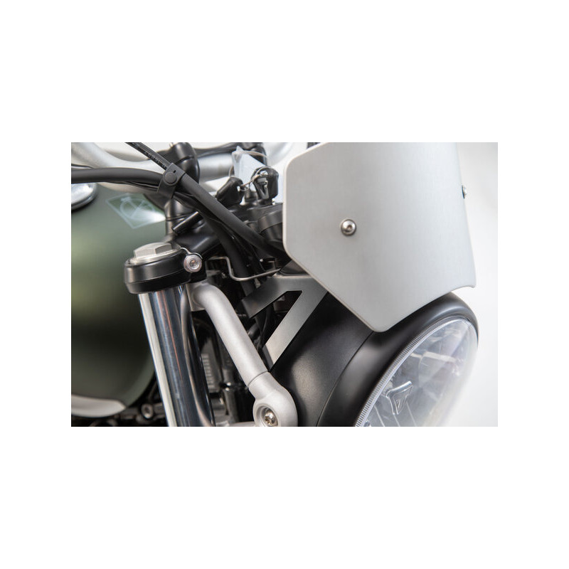 Pare-Brise Aluminium SW-Motech pour Triumph Street Scrambler (16-20) SCT.11.884.10001/S Pare-Brise Aluminium SW-Motech pour Triumph Street Scrambler (16-20) SCT.11.884.10001/S