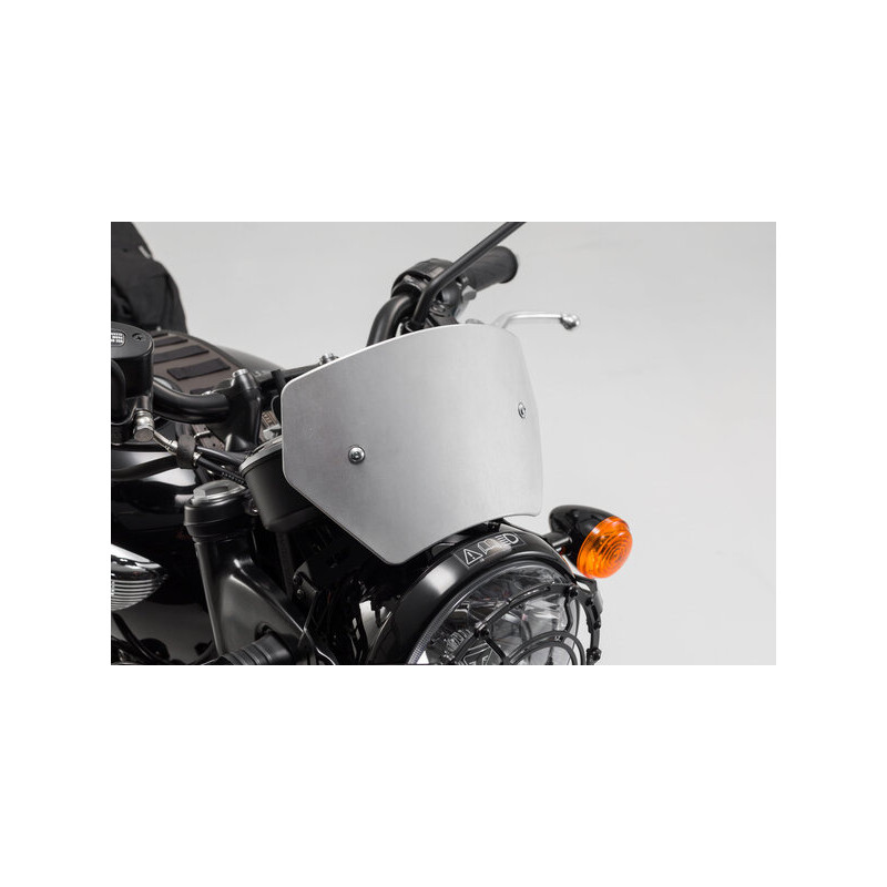 Pare-Brise Aluminium SW-Motech pour Triumph Bonneville T100 (16-24) SCT.11.509.10000/S Pare-Brise Aluminium SW-Motech pour Triumph Bonneville T100 (16-24) SCT.11.509.10000/S