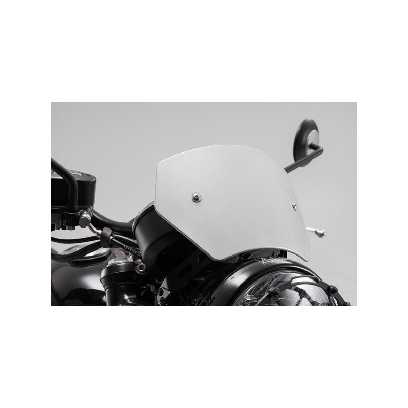 Pare-Brise Aluminium SW-Motech pour Triumph Bonneville T100 (16-24) SCT.11.509.10000/S Pare-Brise Aluminium SW-Motech pour Triumph Bonneville T100 (16-24) SCT.11.509.10000/S