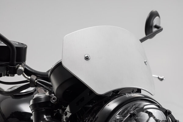 Pare-Brise Aluminium SW-Motech pour Triumph 1200 Bonneville T120 (16-24) SCT.11.509.10000/S