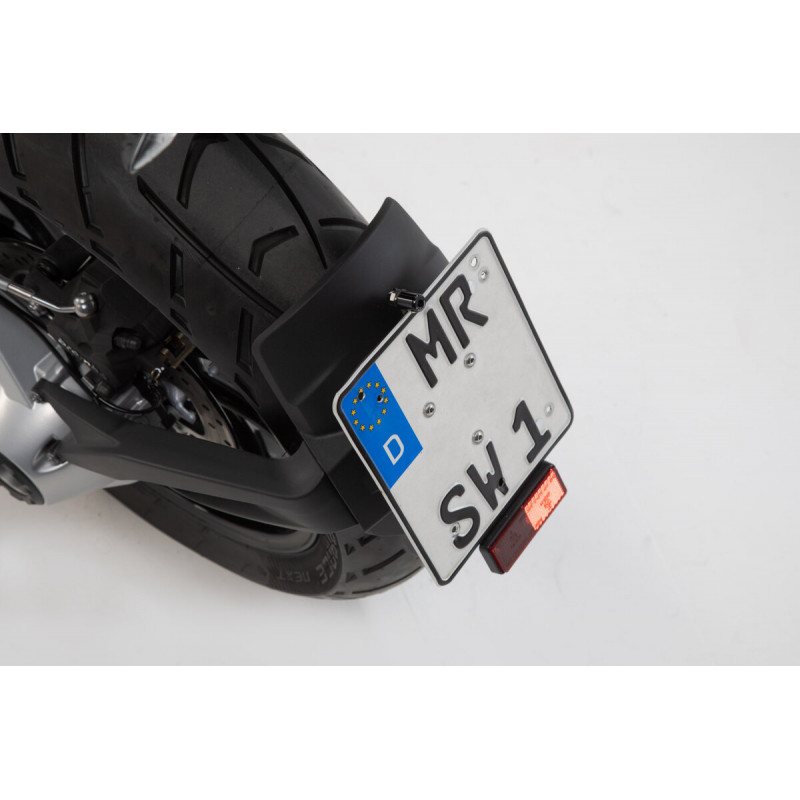 Support De Plaque D'immatriculation Pour BMW K100 Avec Lumière LED - Déplacement Latéral Et Rangement Amélioré