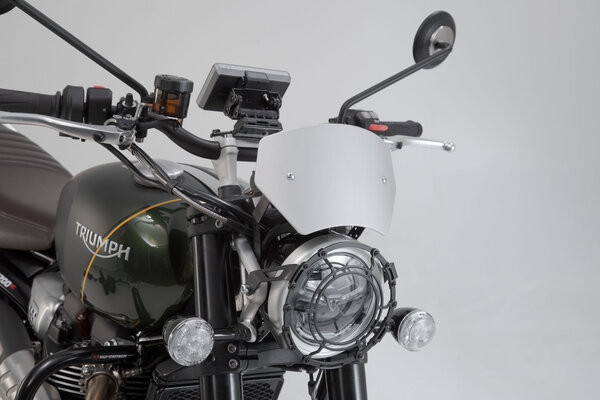Pare-Brise Aluminium SW-Motech pour Triumph Scrambler 1200 XC et XE (18-22) SCT.11.929.10000/S
