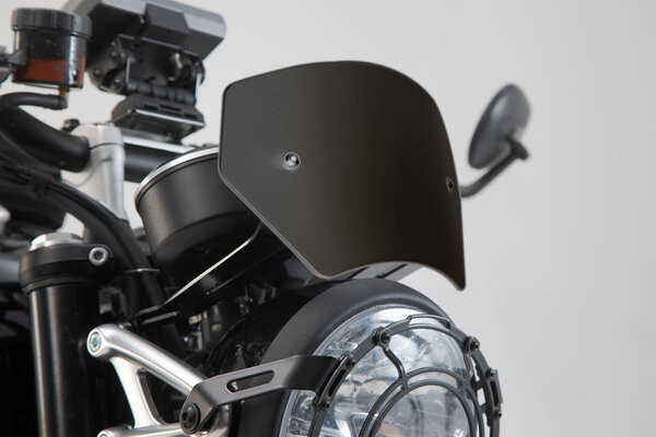 Pare-Brise Aluminium Noir SW-Motech pour Triumph Speed Twin 1200 (18-24) SCT.11.928.10000/B