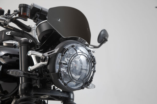 Pare-Brise Aluminium Noir SW-Motech pour Triumph Speed Twin 1200 (18-24) SCT.11.928.10000/B