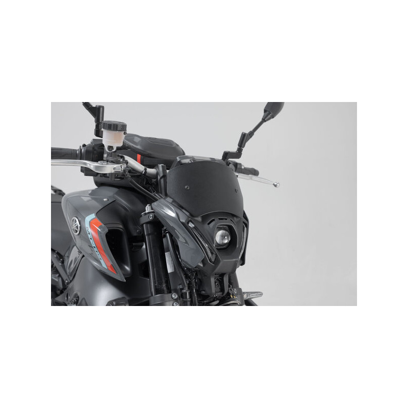 Pare-Brise Aluminium SW-Motech pour Yamaha MT-09 (20-23) SCT.06.851.10000/B Pare-Brise Aluminium SW-Motech pour Yamaha MT-09 (20-23) SCT.06.851.10000/B