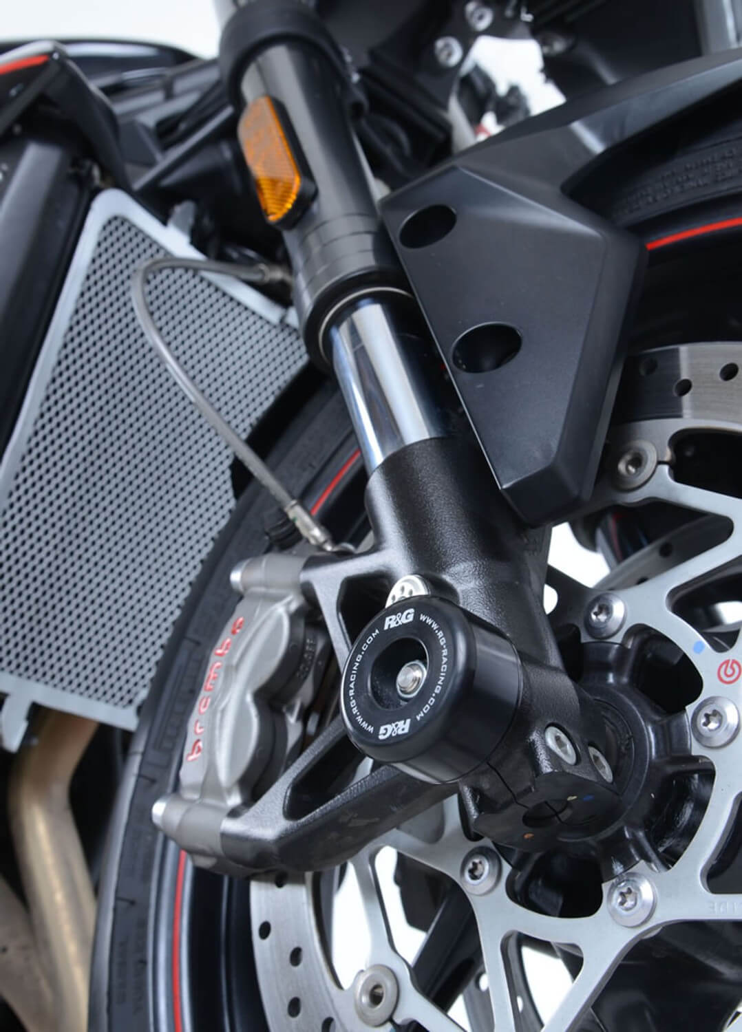 Roulettes de protection de fourche R&G pour 660 Trident (21-24) - FP0198BK