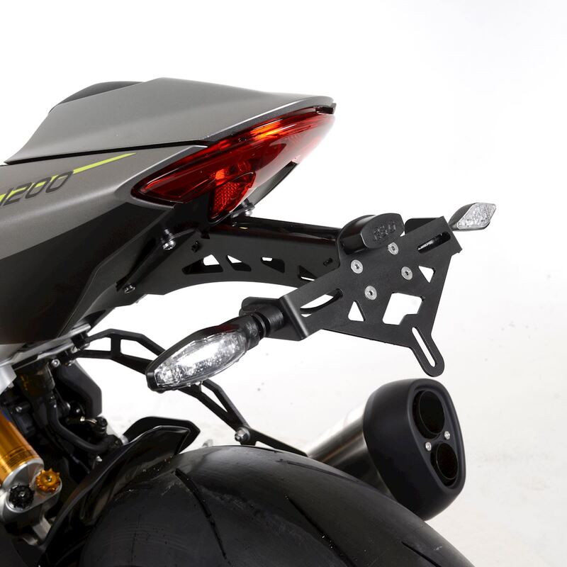 Support de Plaque Noir R&G pour 1200 Speed Triple (21-24)
