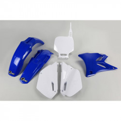 Kit Plastique UFO Bleu/Blanc pour Moto Yamaha YZ85 (02-12)