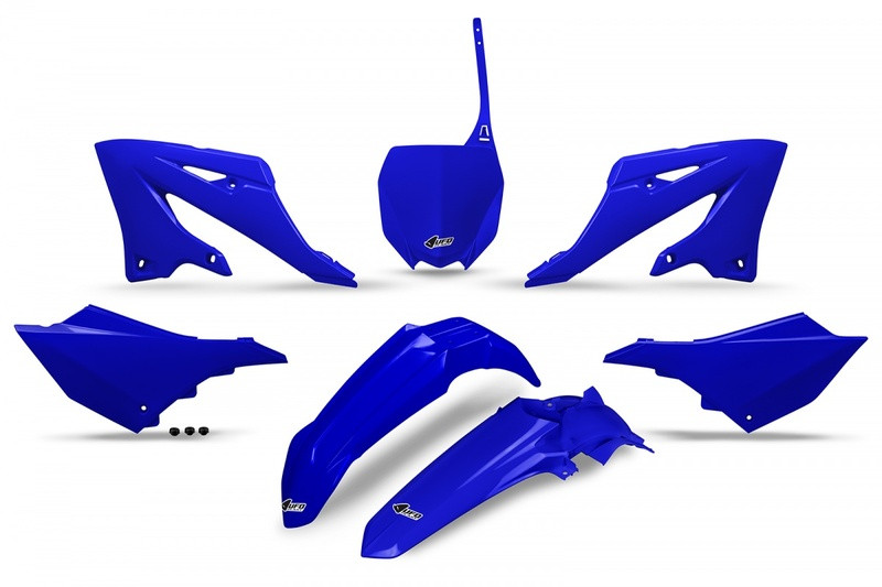 Kit Plastique UFO Bleu/Blanc pour Moto Yamaha YZ125 (2022) YZ250 (2022)