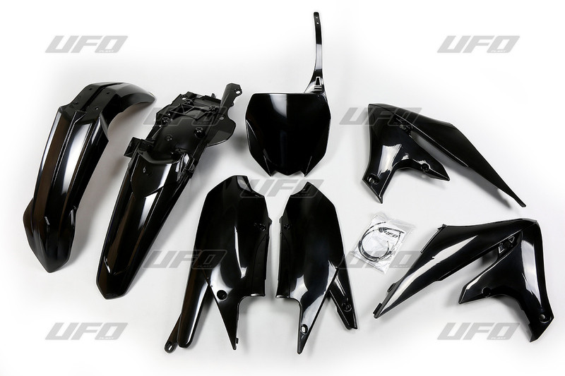 Kit Plastique UFO Noir pour Moto Yamaha YZ250 (19-22)