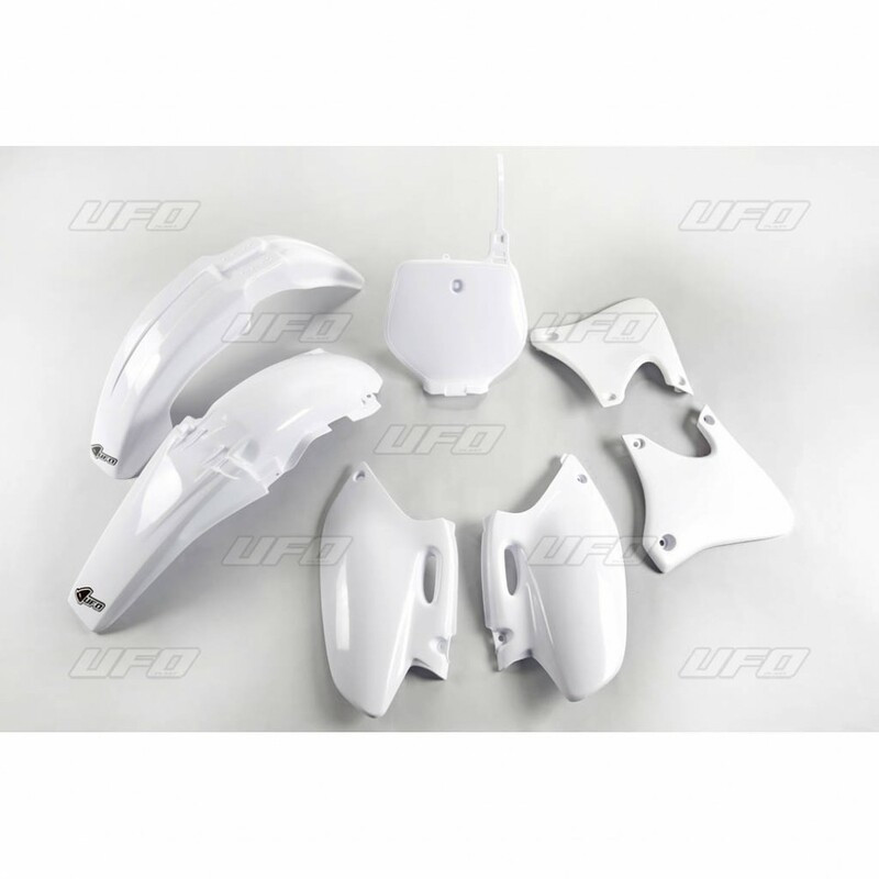 Kit Plastique UFO Blanc pour Moto Yamaha YZ400F (1998)