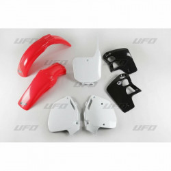 Kit Plastique UFO Rouge/Blanc/Noir pour Moto Honda CR500R (95-00)