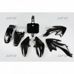 Kit Plastique UFO Noir pour Moto Honda CRF50F (04-22)