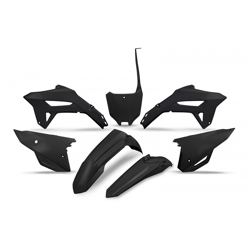 Kit Plastique UFO Noir pour Moto Honda CRF450 R et RX (21-22)