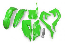 Kit Plastique UFO Vert pour Moto Kawasaki KX450F (19-22)