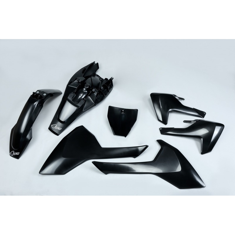 Kit Plastique UFO Noir pour Moto Husqvarna TC85 (18-22) Kit Plastique UFO Noir pour Moto Husqvarna TC85 (18-22)