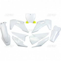 Kit Plastique UFO Blanc pour Moto Husqvarana TC125 (19-22)