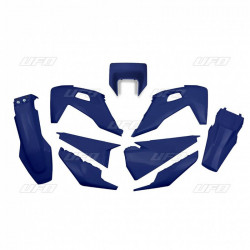 Kit Plastique UFO Bleu pour Moto Husqvarna FE250, FE350, FE450, FE501 (20-22)