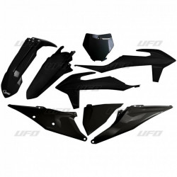 Kit Plastique UFO Noir pour Moto SX125 (19-22) SX150 (19-22) SX250 (19-22)