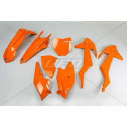 Kit Plastique UFO Orange pour Moto KTM SX-F250 (16-18) SX-F350 (16-18) SX-F450 (16-18)