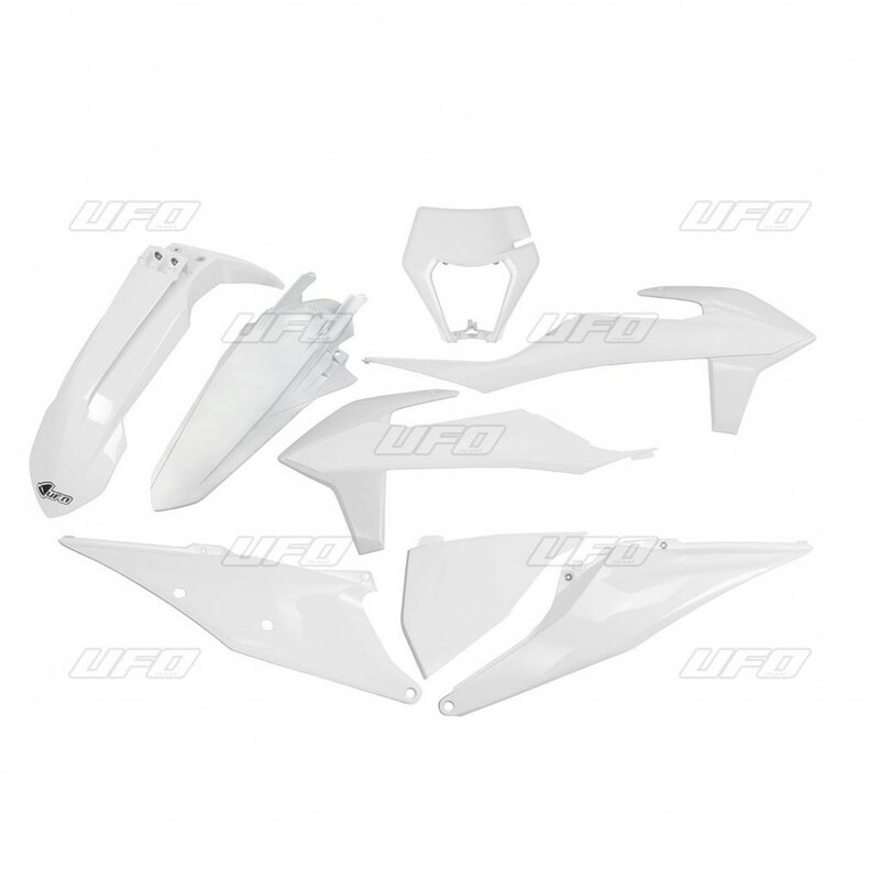 Kit Plastique UFO Blanc pour Moto KTM EXC150 (20-22)