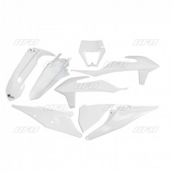 Kit Plastique UFO Blanc pour Moto KTM EXC-F250 (20-22)