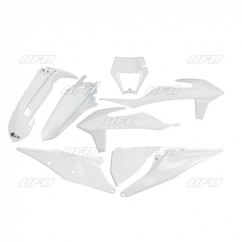 Kit Plastique UFO Blanc pour Moto KTM EXC-F250 (20-22)