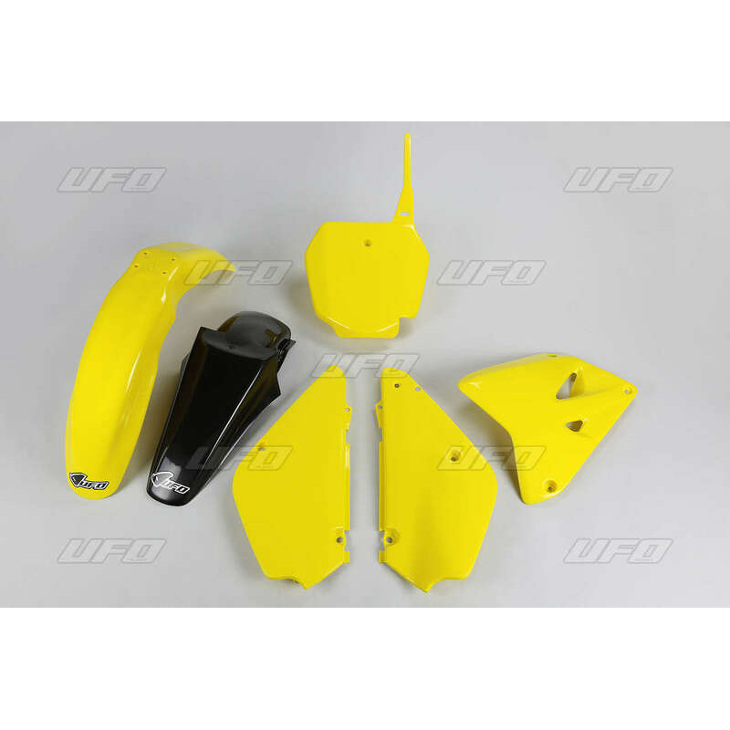 Kit Plastique UFO Jaune/Noir pour Moto Suzuki RM85 (00-22)