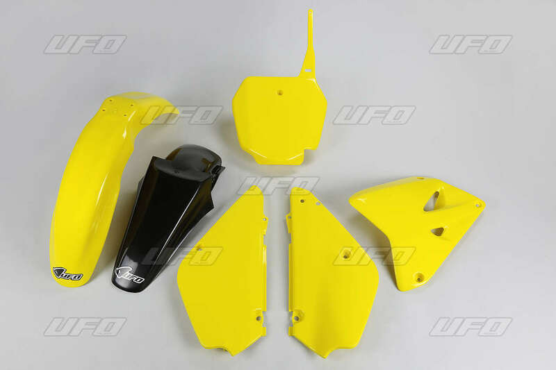 Kit Plastique UFO Jaune/Noir pour Moto Suzuki RM85 (00-22)