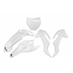Kit Plastique UFO Blanc pour Moto Gas-Gas MC65 (21-22)