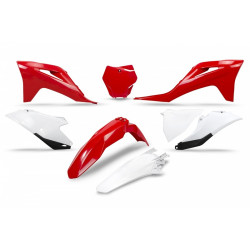Kit Plastique UFO Rouge/Blanc pour Moto Gas-Gas MC125 (21-22)