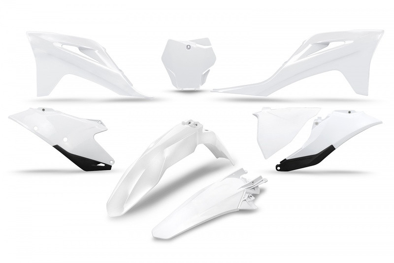 Kit Plastique UFO Blanc pour Moto Gas-Gas MC250 (2022)